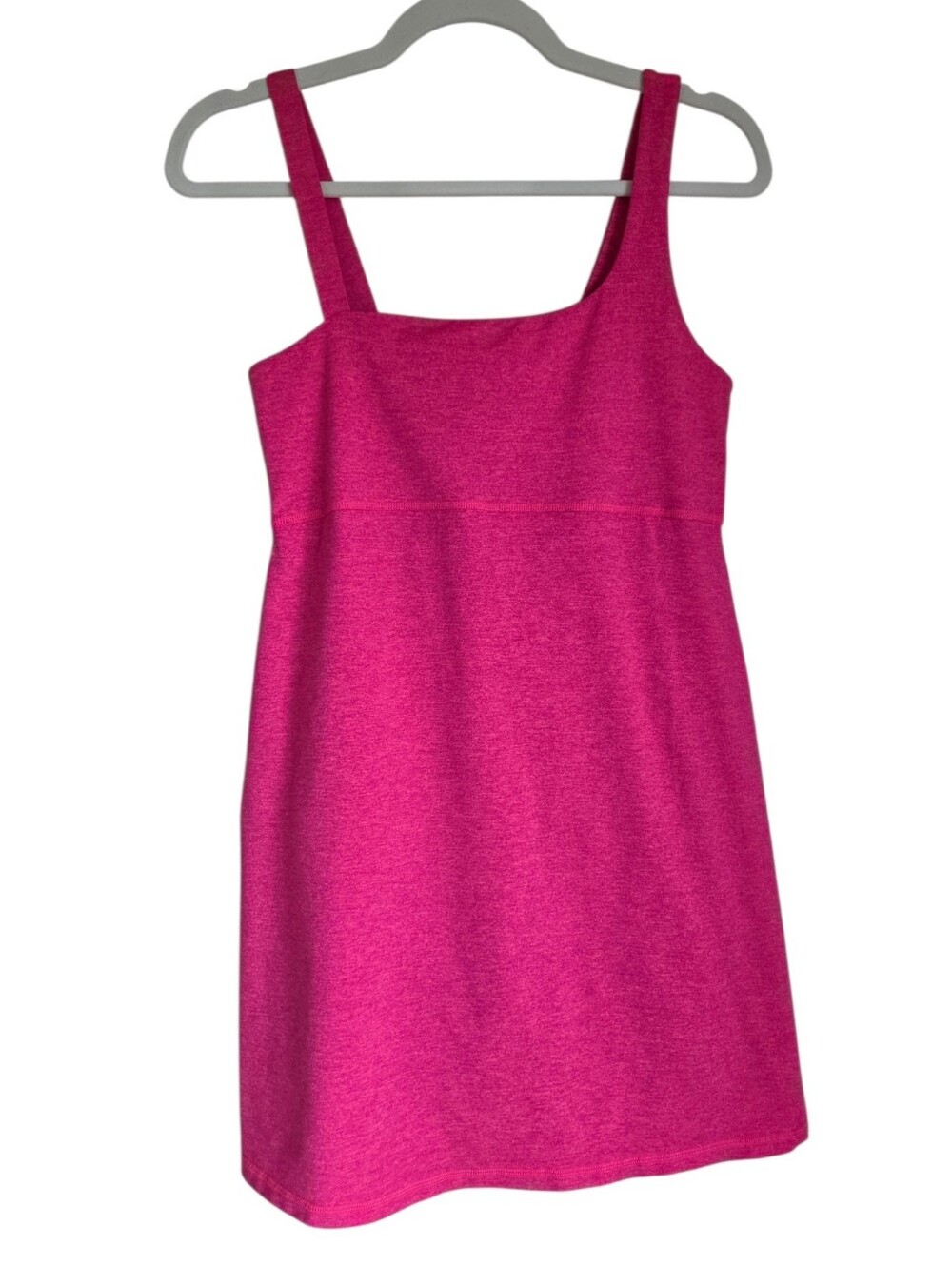 OFFLINE by aerie heathered fuchsia pink square neck athletic dress size M